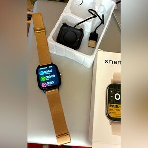 Smartwatch Phone Calls, Heart rate, Blood Pressure,Blood Oxygen,Sleep, Fitness,